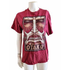 Attack on Titan colossal Otaku C Port & Company Adult medium  tee shirt short sl